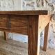 Wooden farmhouse coffee table