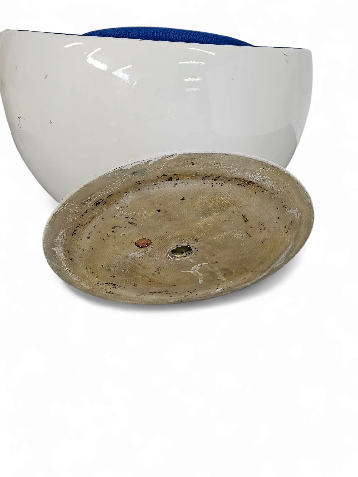 4 x fibreglass ball chair 1980s