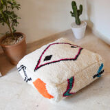 Pouf tapis marocain azilal