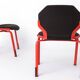 Chaises de l'ère spatiale, ensemble de 4, chaises empilables Fröscher, design allemand des années 1980