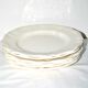 Series of 6 old plates in opaque earthenware of SARREGUEMINES Earth of iron cream 24.5cm
