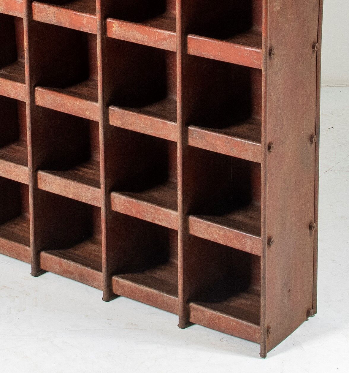 1920s industrial pigeon hole storage
