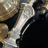 Pair of Regency period candle holders