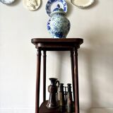 Dark wood side table