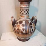 Vase amphore vintage en céramique d'art italienne