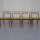 Model 94 Teak Dining Chairs by Johannes Andersen for Christian Linneberg, 1960s, Set of 4