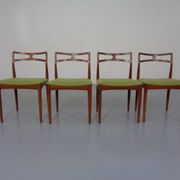 Model 94 Teak Dining Chairs by Johannes Andersen for Christian Linneberg, 1960s, Set of 4