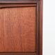 Fully restored mid-century teak dresser with 4 drawers / Danish modern design / 1960s