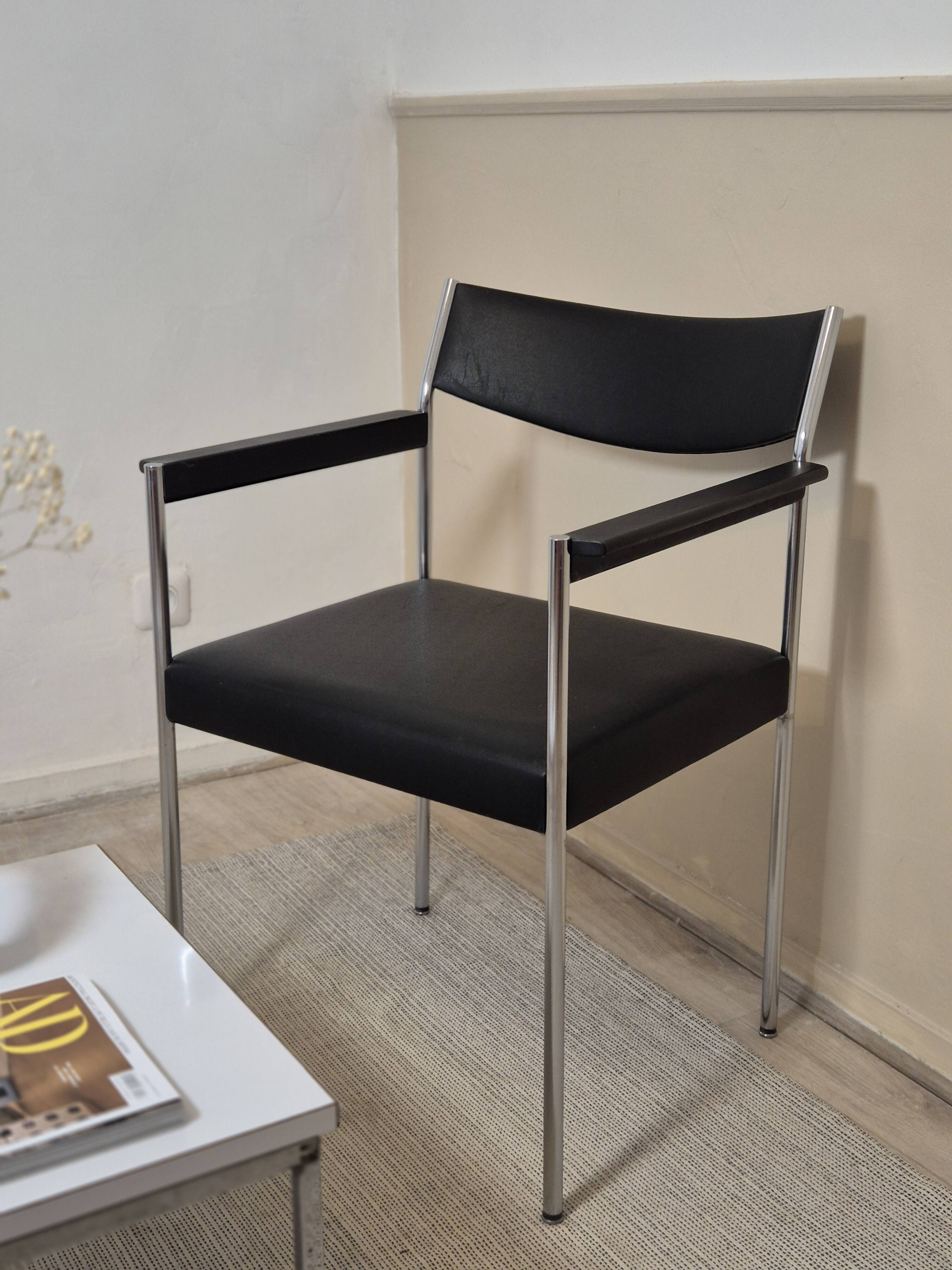 Modernist armchair by Eldef Bandixen for Kusch & Co — Circa 198