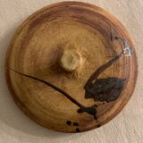 Ancient pot and its lid Pottery of the Dove in sandstone 1975