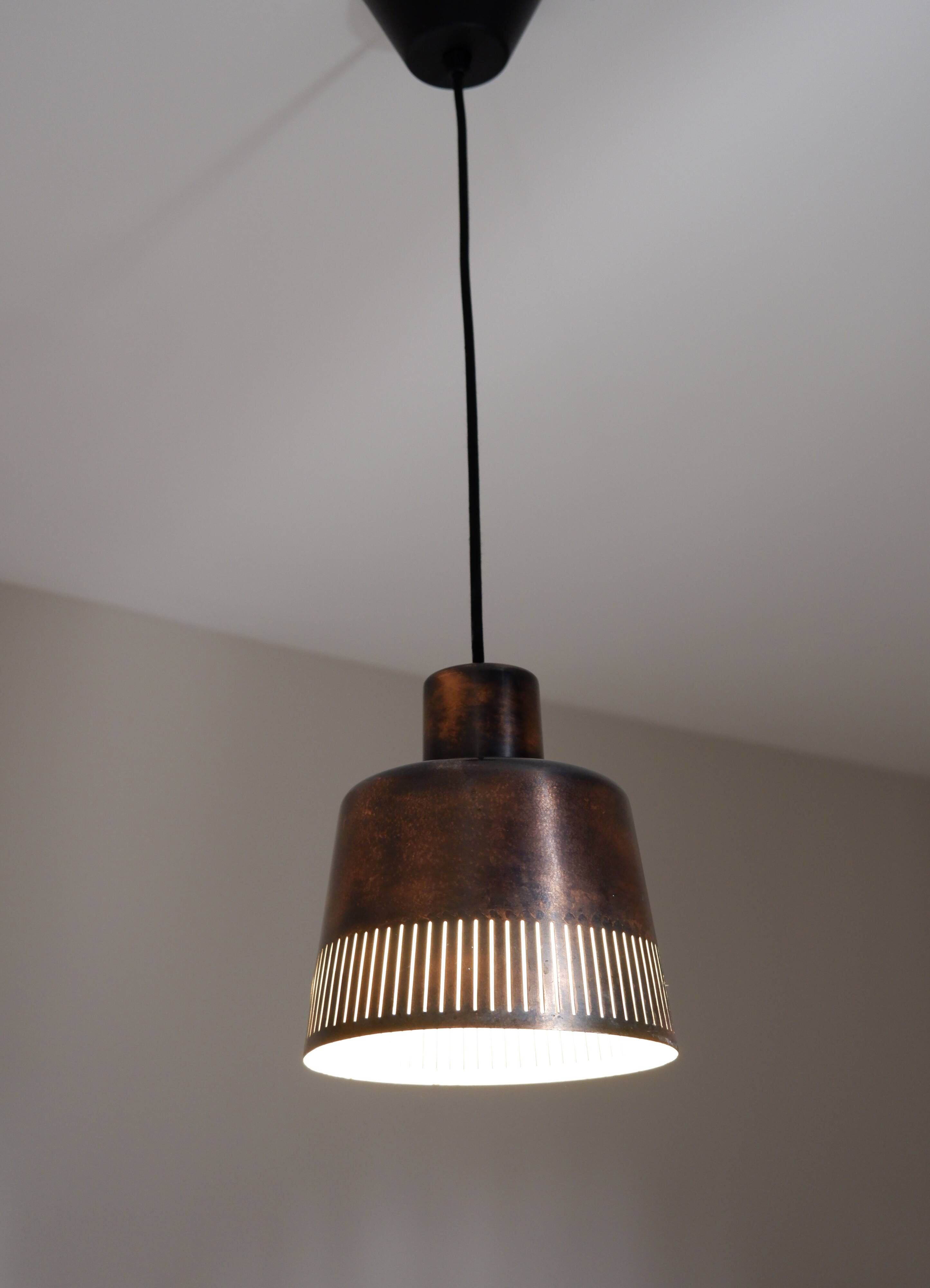 Hans Bergström, pendant copper light edited by Atelje Lyktan