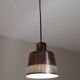 Hans Bergström, lampe suspendue en cuivre éditée par Atelje Lyktan