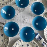 6 verres à cocktails en cristal