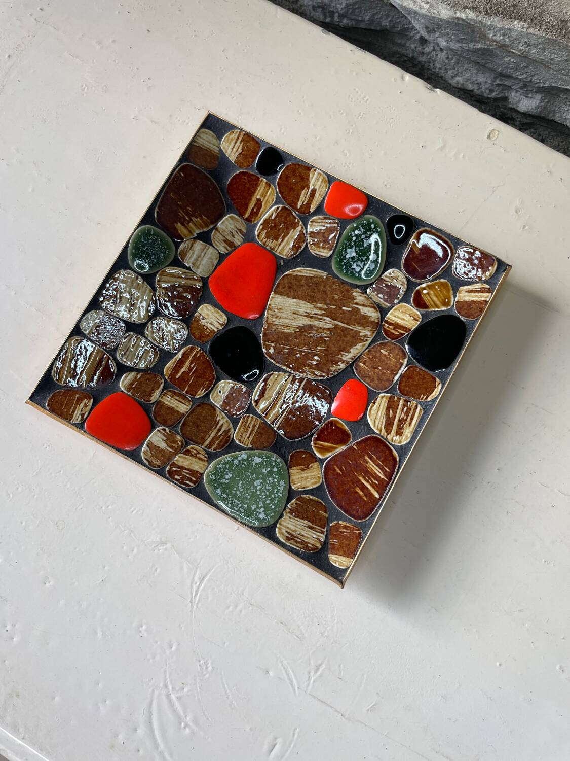 Empty mosaic pocket from the 70s