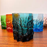 Set of 6 Geoffrey Baxter glasses from the 60s