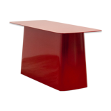 Red coffee table Vitra metal side table
