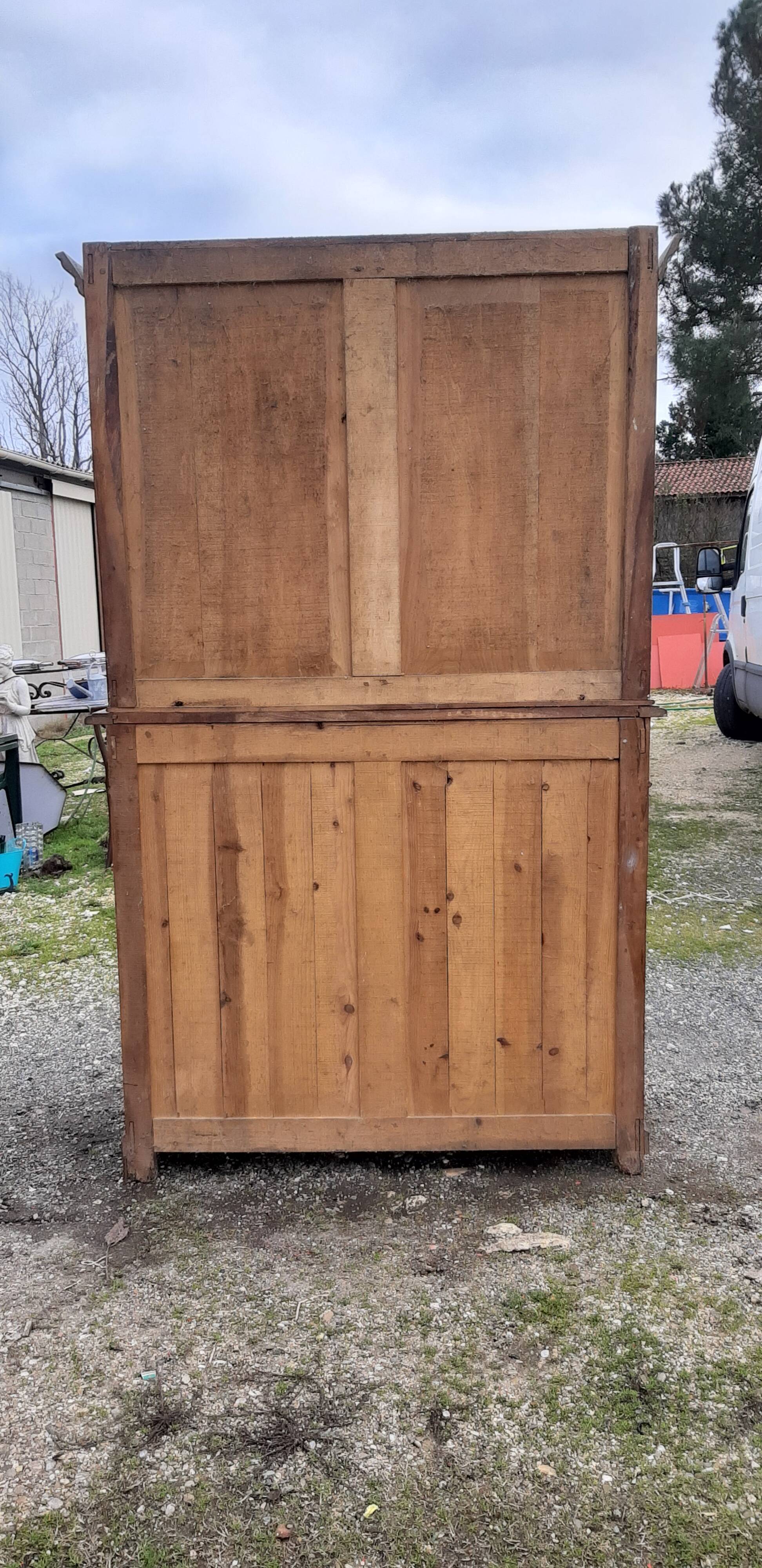 Walnut showcase buffet 19th