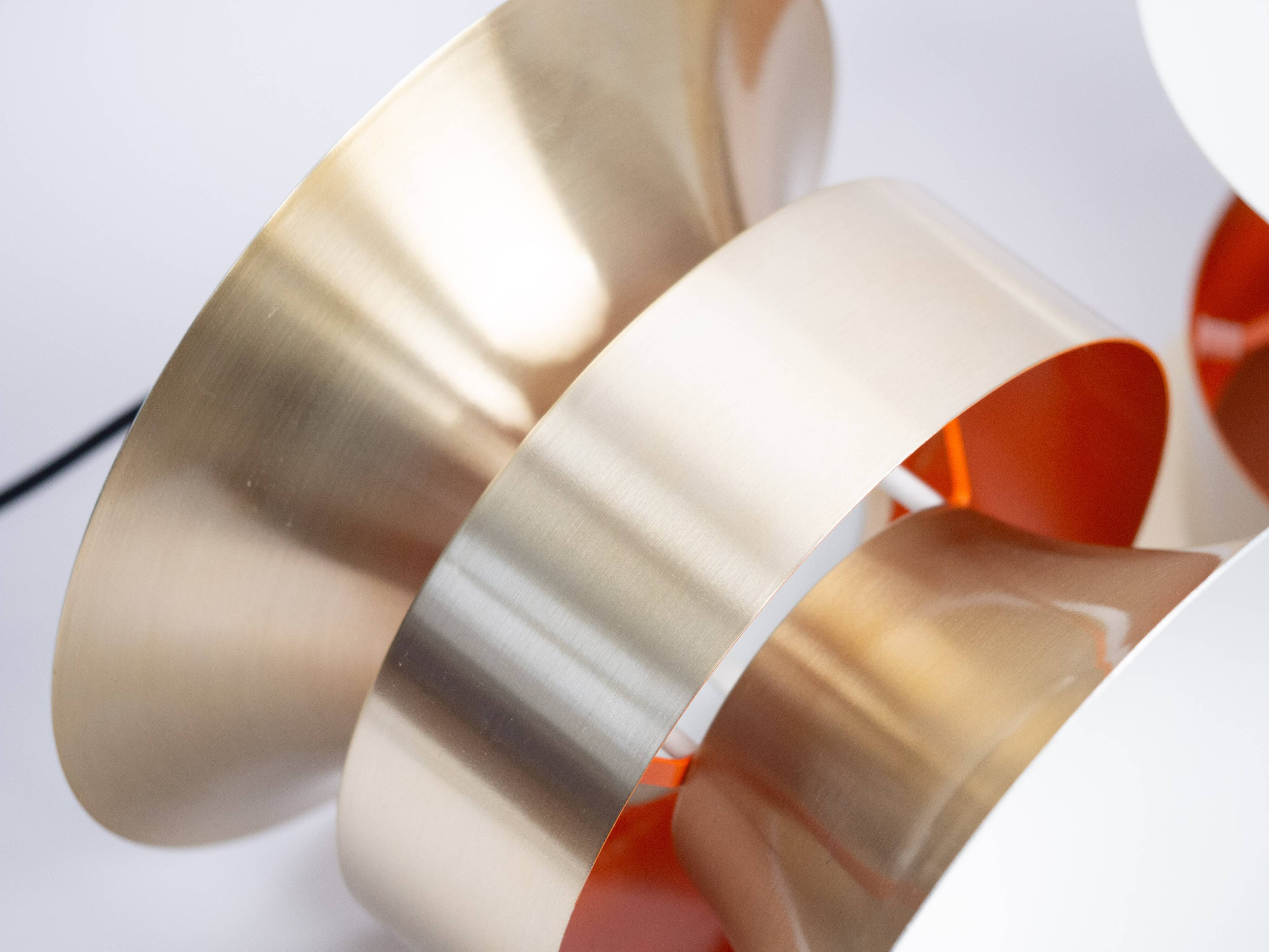 Pair of 2 vintage lamps Trava by Carl Thore, 1960s