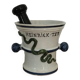 Vintage apothecary mortar and pestle