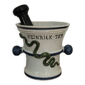 Vintage apothecary mortar and pestle