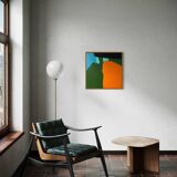 Abstract on canvas 50x50cm signed Bodasca