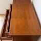 Vintage cherry wood chest of drawers with 3 drawers.