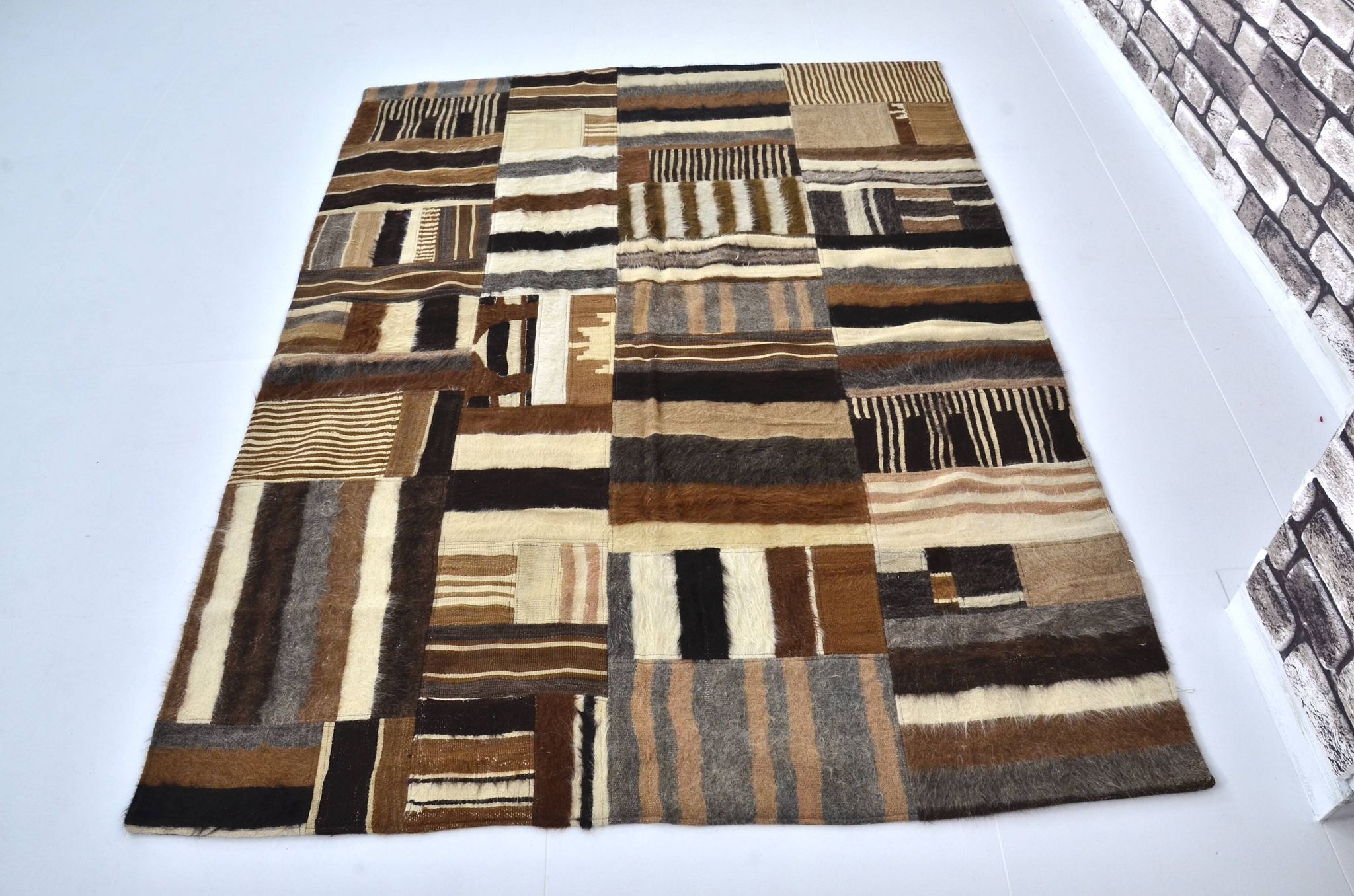 Tapis kurde vintage fait main sku 3049