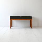 Vintage Scandinavian teak planter from the 1960s