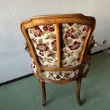 Pair of Louis XV style armchairs
