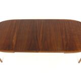 Scandinavian walnut dining table, Sweden, 1960