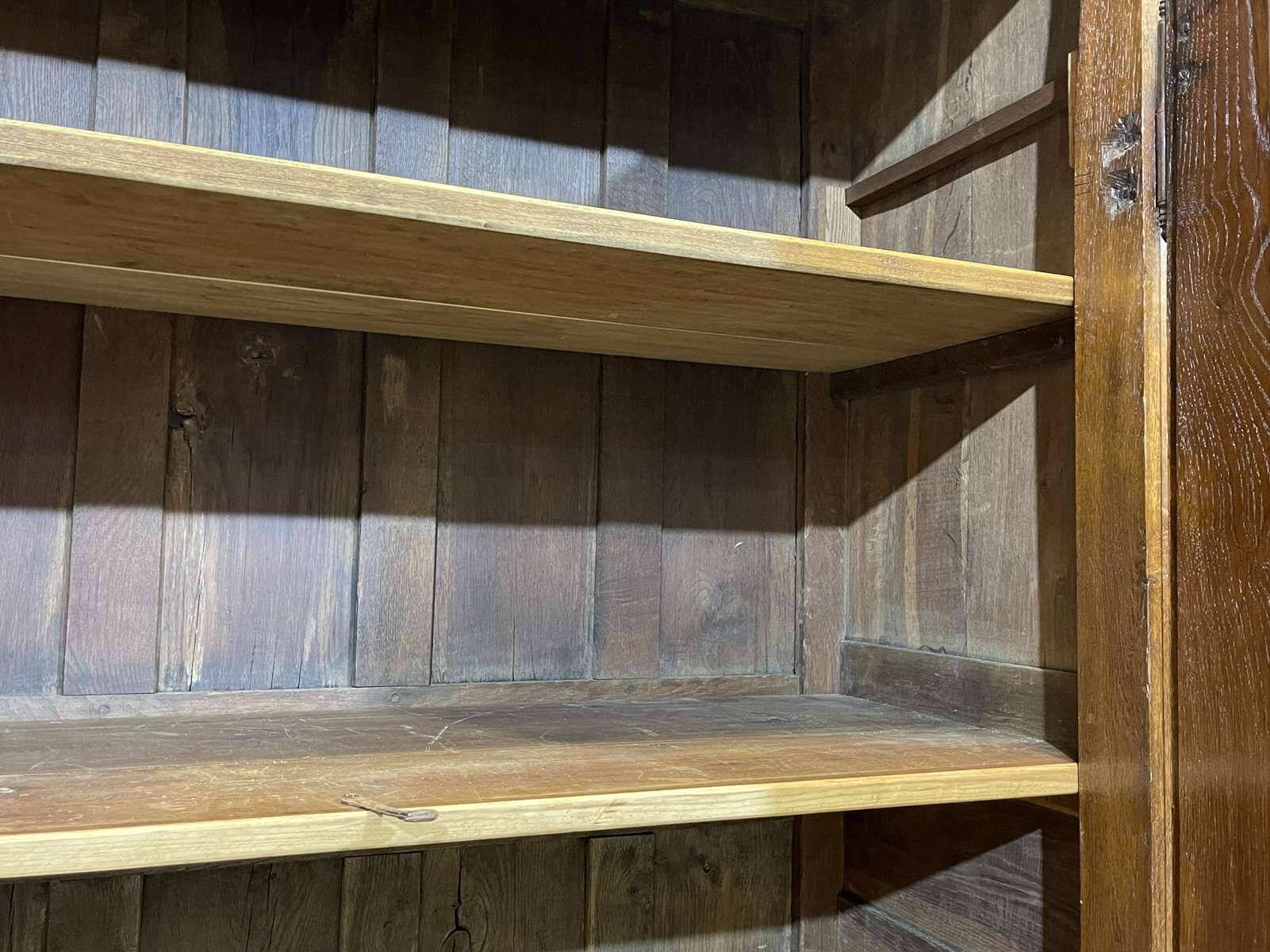 19th century Norman oak wardrobe
