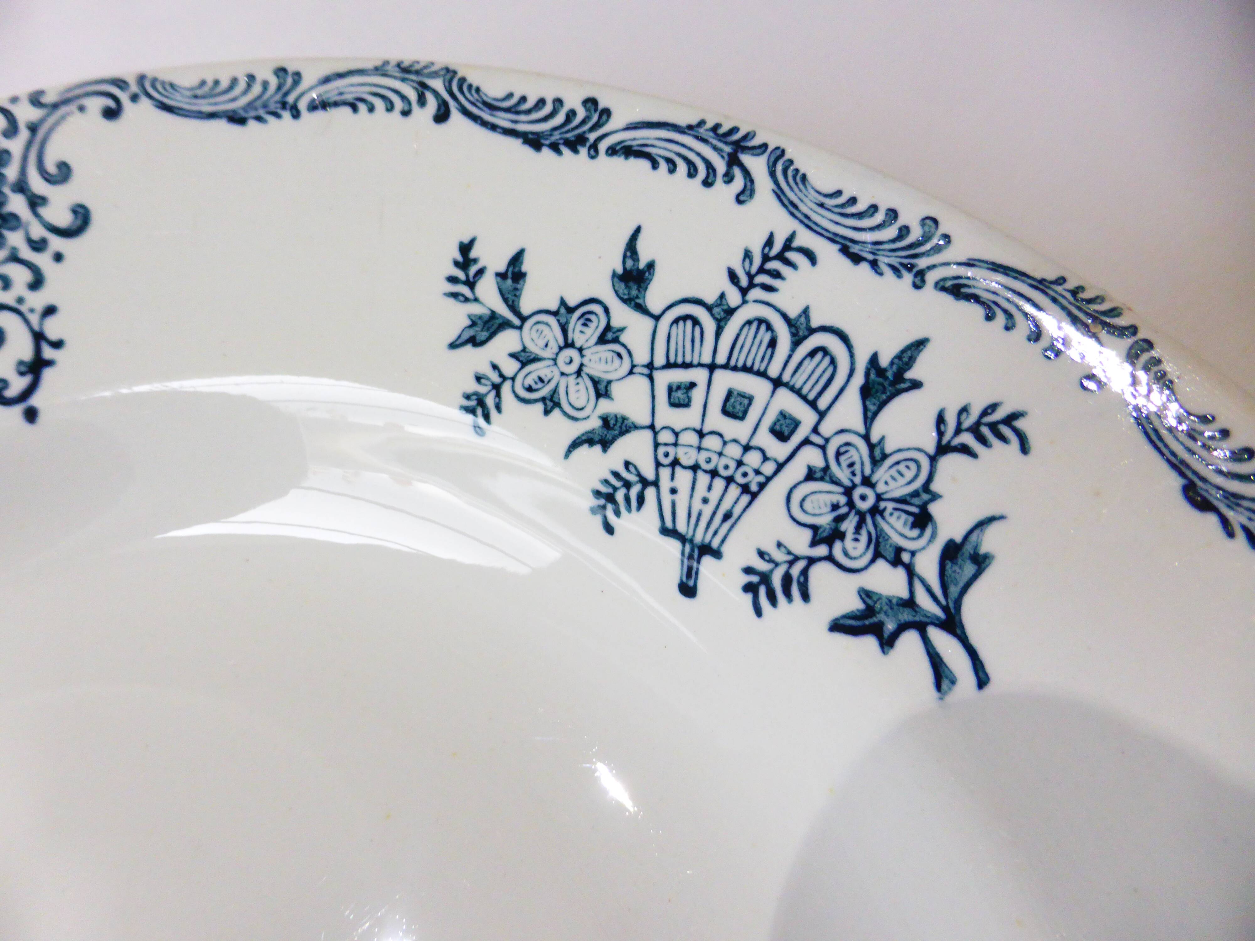 3 vintage deep plates from St Amand 220521