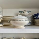 Sarreguemines ironware soup tureen, "Nobilis" service