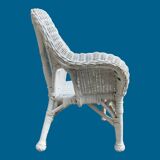 Vintage rattan children's bench