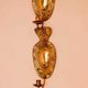 Pair of mid-century brass Swedish sconces