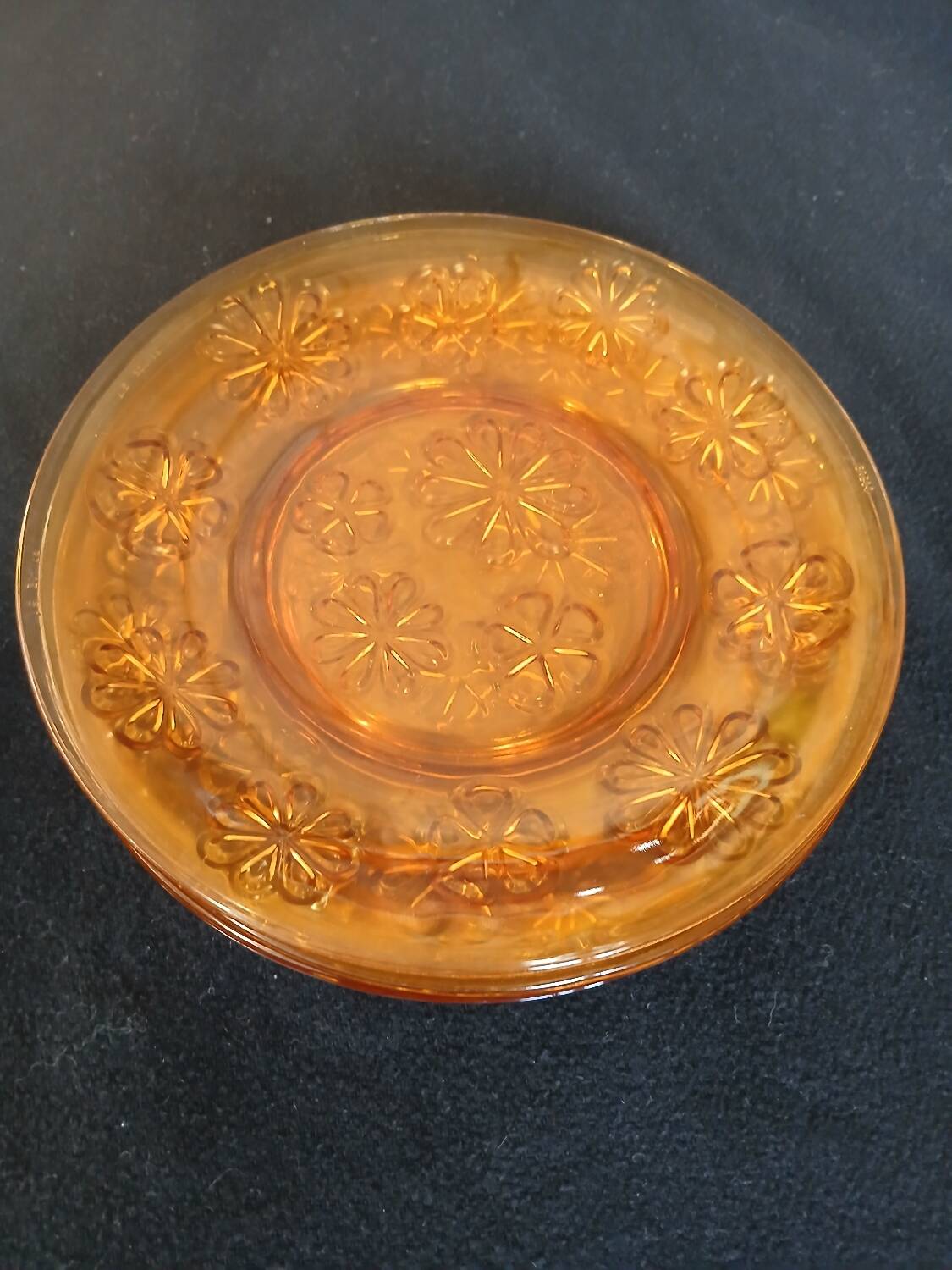 6 assiettes à dessert vintages Vereco