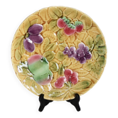 Vintage Sarreguemines barbotine serving platter