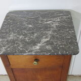 Louis Philippe bedside table in solid cherry