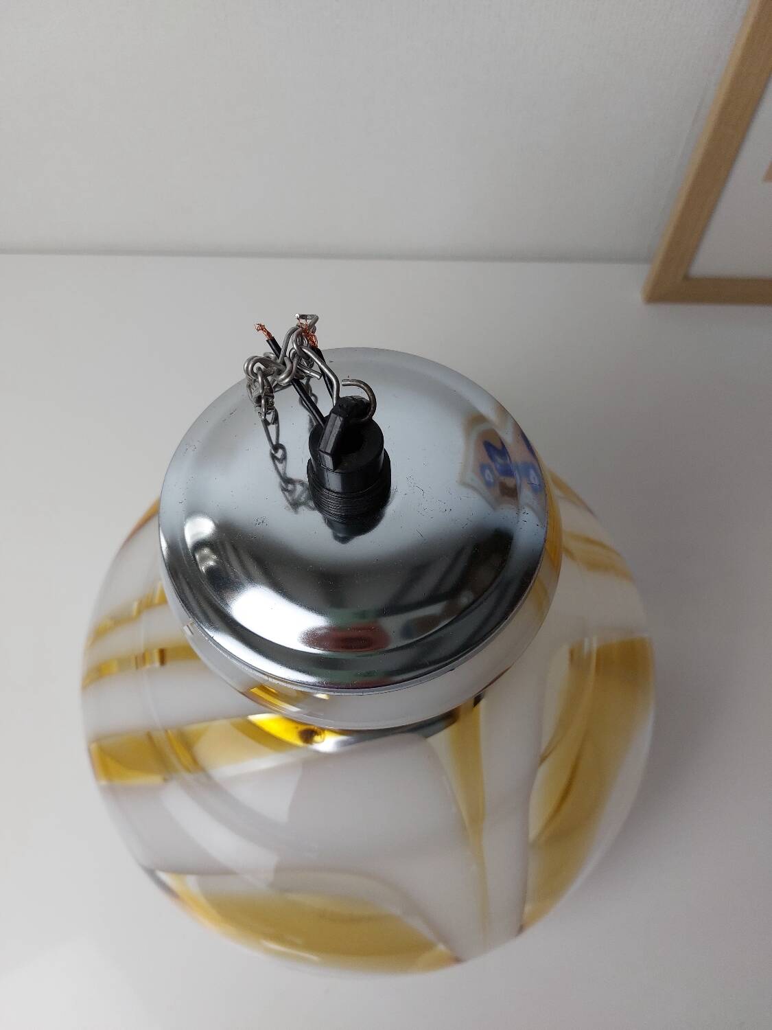 Murano lampshade pendant light