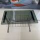 Metal and smoked glass hi-fi video furniture