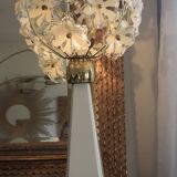 Ceramic lamp & flower lampshade