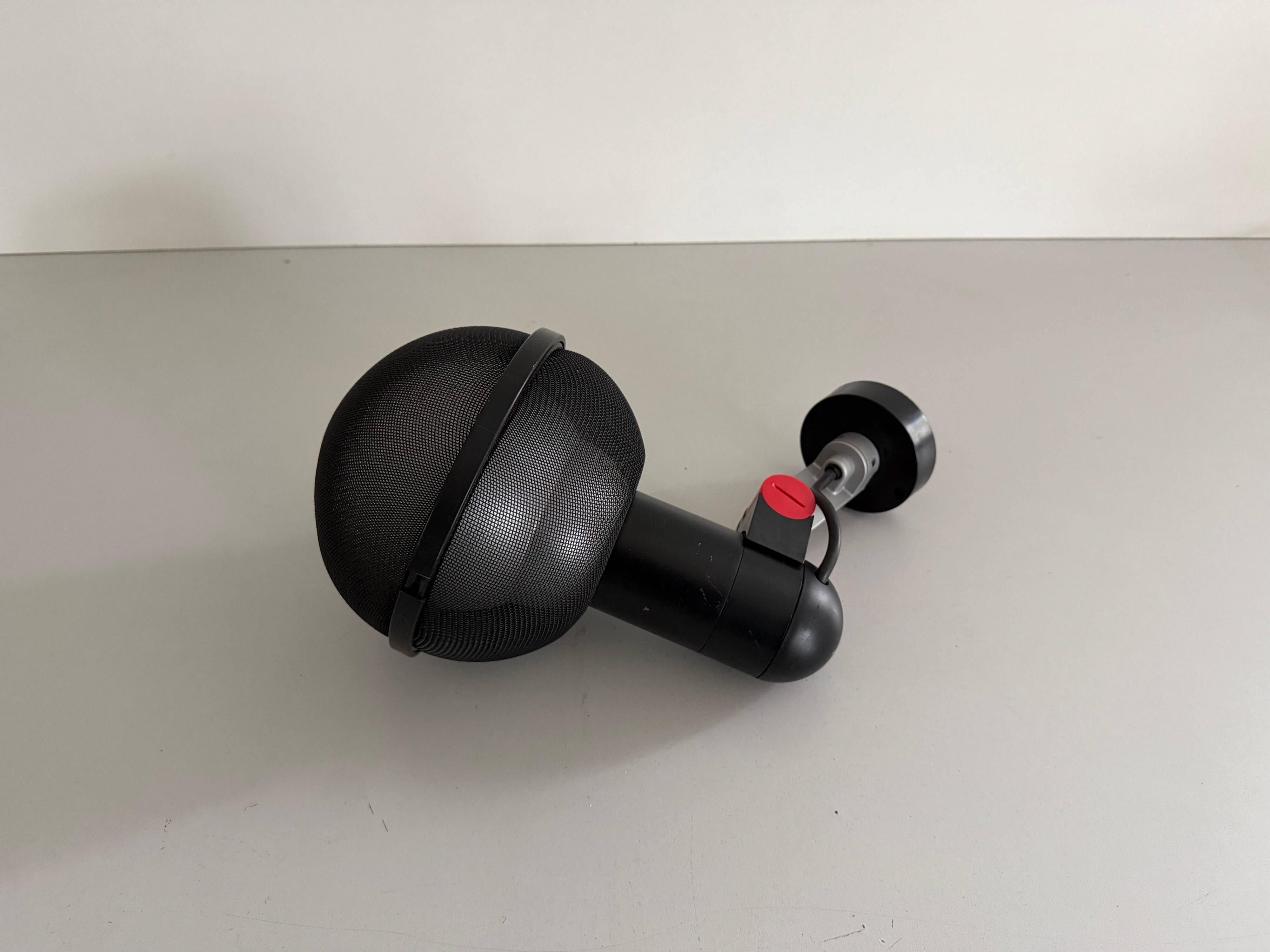 Wall light for microphone by Roger Tallon for Erco Leuchten, 1970s, Germany.