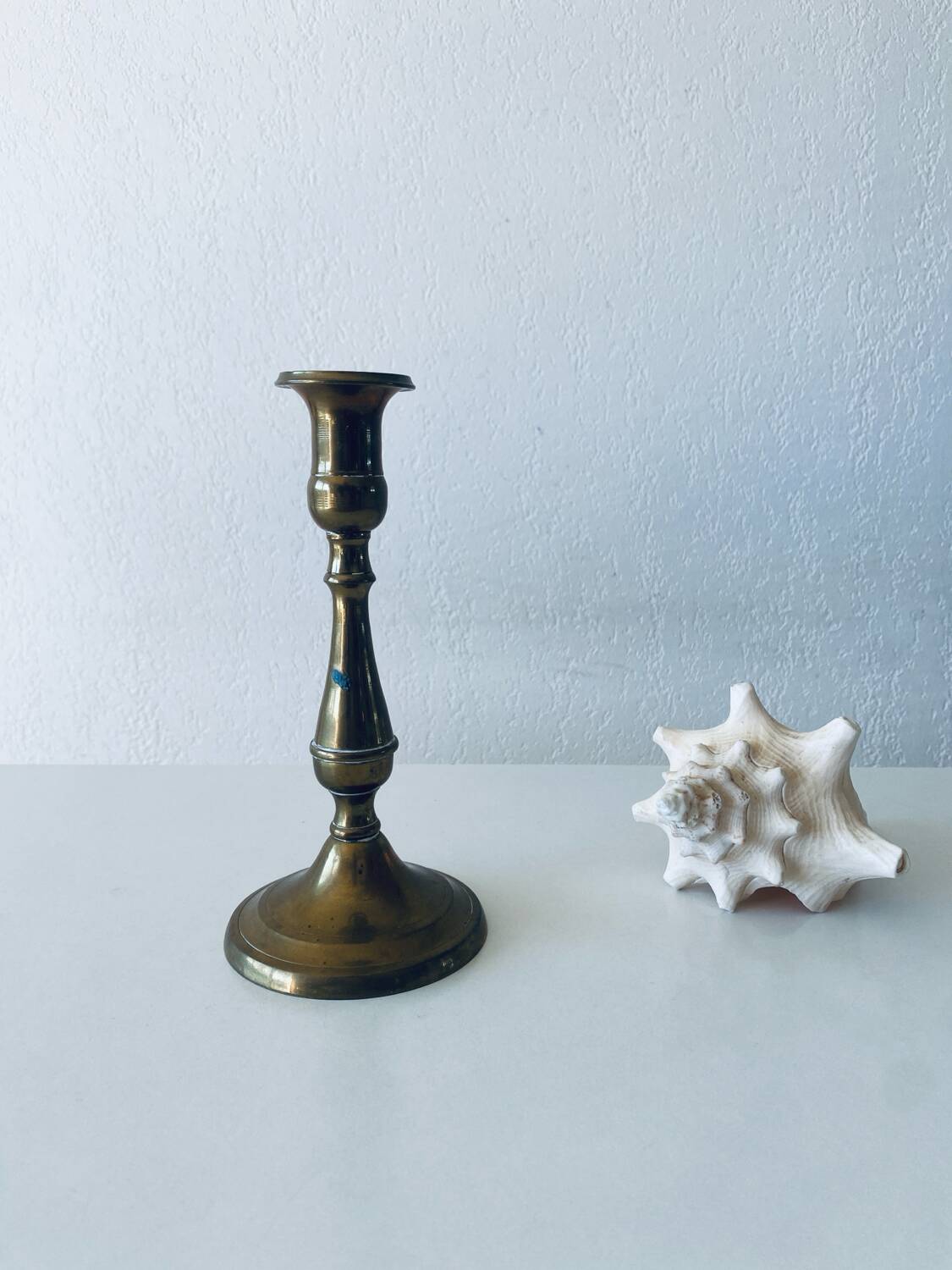 Classic brass candle holder