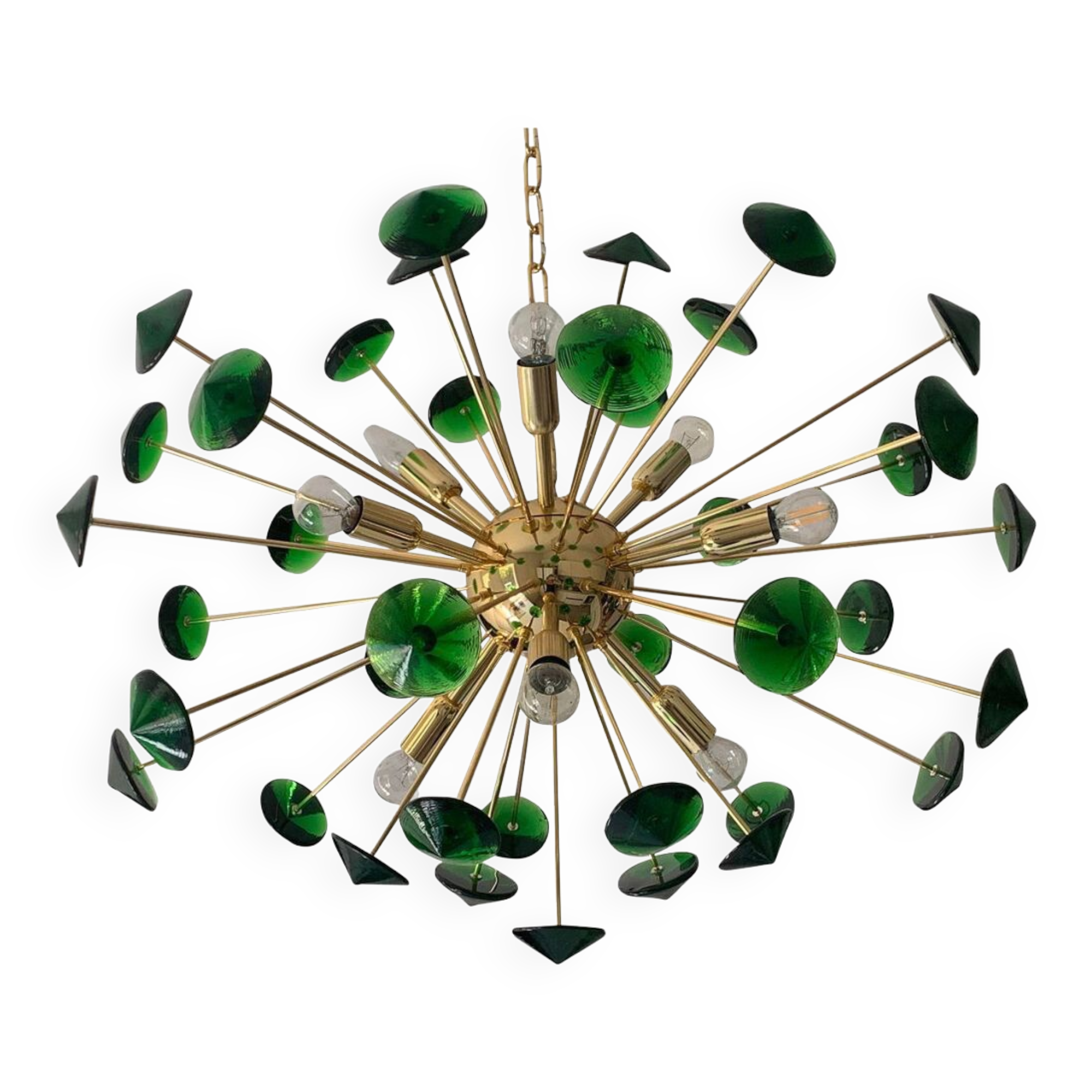 Murano glass Coni chandelier