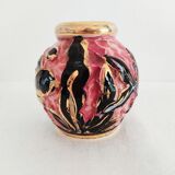 Ceramic vase from Monaco decorated fish