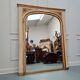 Trumeau french antique mirror c1900