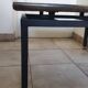 Table basse en céramique et fer forgé