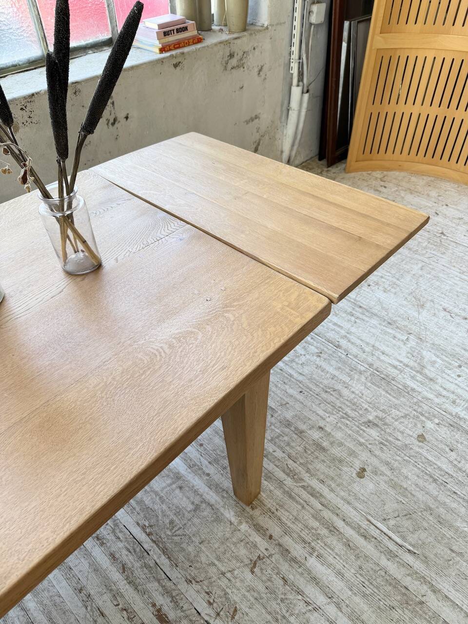 Solid oak farmhouse table 180/270 cm + extensions