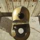 Brass boat tempete lamp