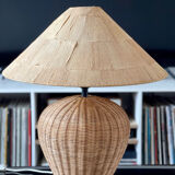 Rattan lamp 1970